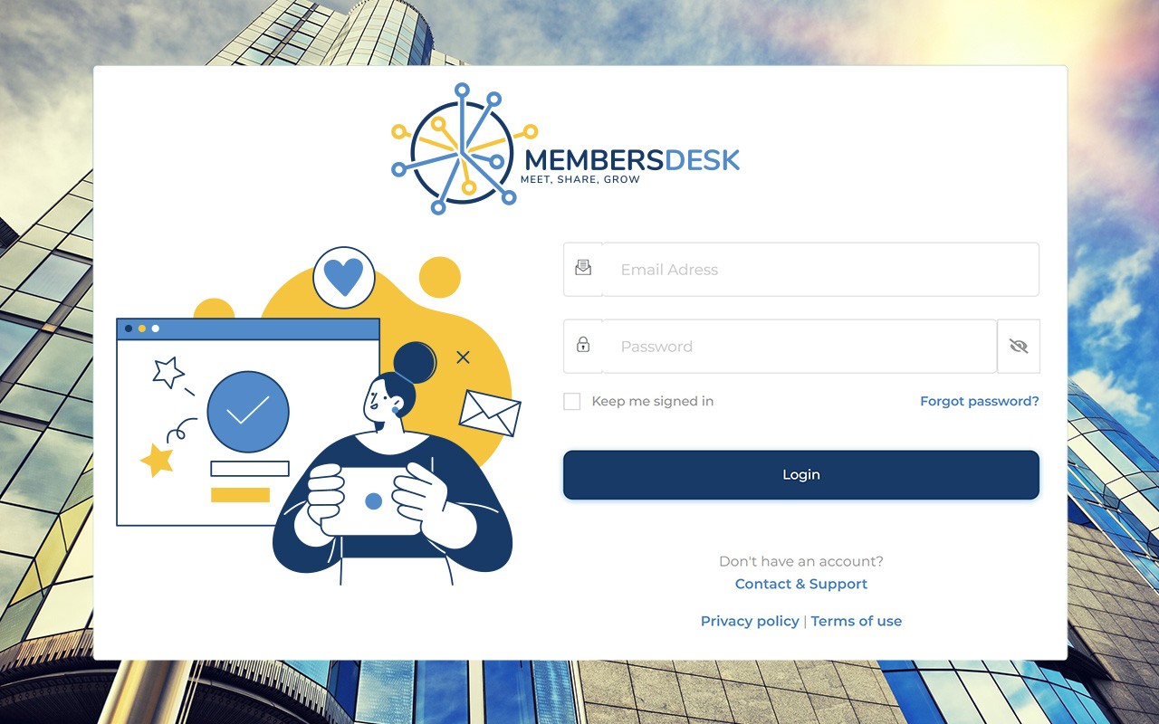 Try MembersDesk the smart communication hub for associations
